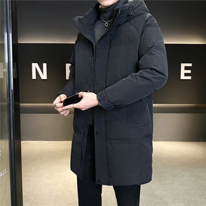 标50绒中长款羽绒服男冬季加厚2025新款连帽外套A313-9900-P275图片