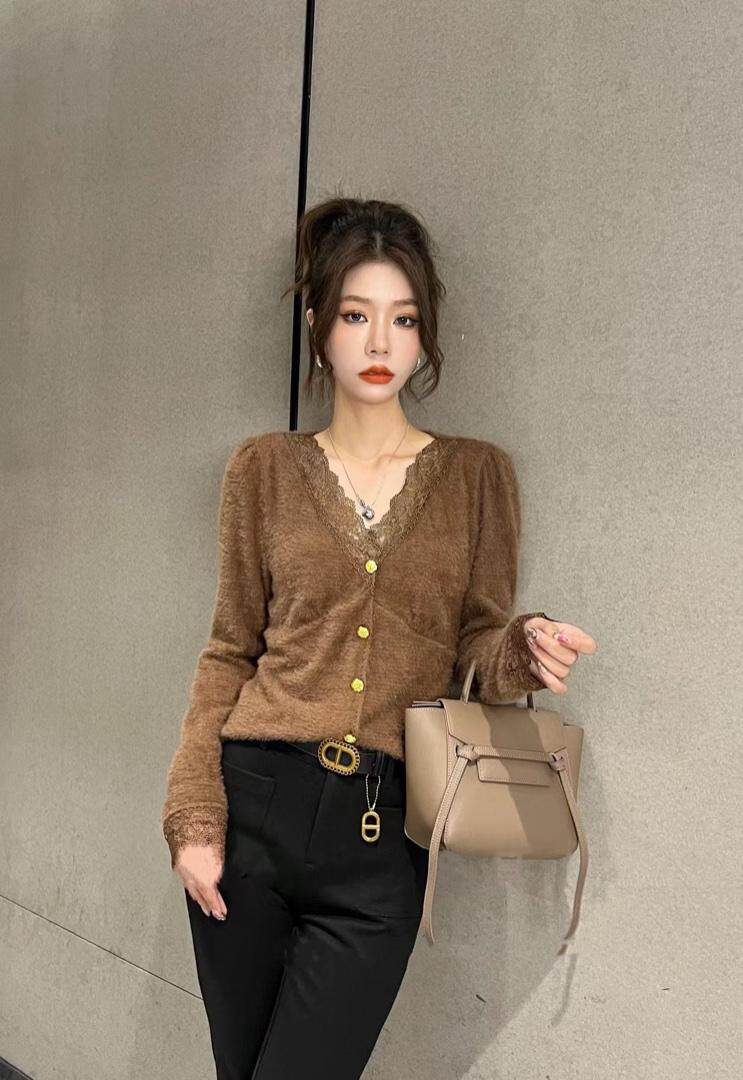 【现货】水晶绒上衣，其它，色调轩