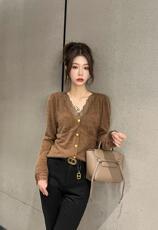 【现货】水晶绒上衣，其它，色调轩