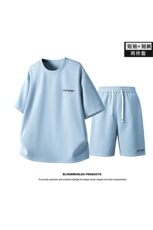 夏季冰丝休闲短袖套装，男装休闲套装，星座1206（原A206）