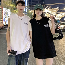 V5220克精梳纯棉坎肩印花背心马甲T恤大码情侣男女夏团队可定制，男装背心/马甲，星座115A-3