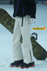 户外加绒加厚男女单双板宽松登山滑雪裤K1002J加绒特批P55控108，男装卫衣，电商A001