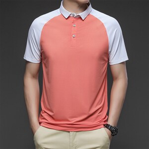 BH61507钱塘2020-2锦氨精品男士翻领速干休闲运动短袖T恤P55，男装T恤，钱塘207-2