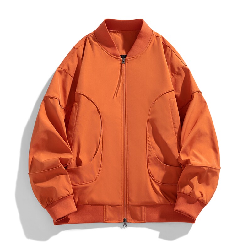 新款港风个性棒球服宽松二开夹克男DSA157B-J218-P80,男装夹克,电商A157B