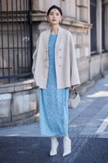 秋冬新款气质显瘦毛呢外套优雅百搭时尚潮流高品质面料舒适保暖，女装双面呢大衣，怡欣双面呢工厂店