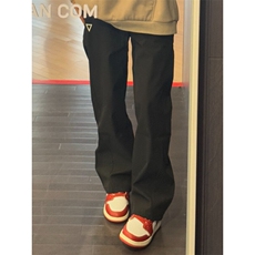 【有货】XXK324CC-特P40三角标裤子男女直筒宽松休闲裤，男装休闲裤，星座1007（原301D）