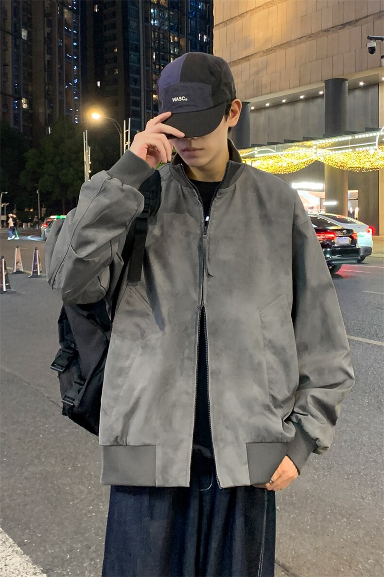 2025秋季新款现货扎染三分格立领时尚夹克男DSA157-1-J2538-P76,男装夹克,电商A157-1