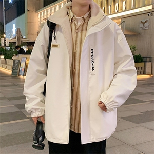 时尚贴标PU皮立领棉服男加棉加厚机车服皮衣外套M91特P100控178图片