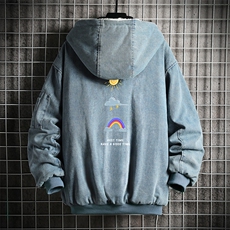 NM53141-P140牛仔外套男大码加厚加绒衣男羊羔毛服男，男装棉衣，电商A040A