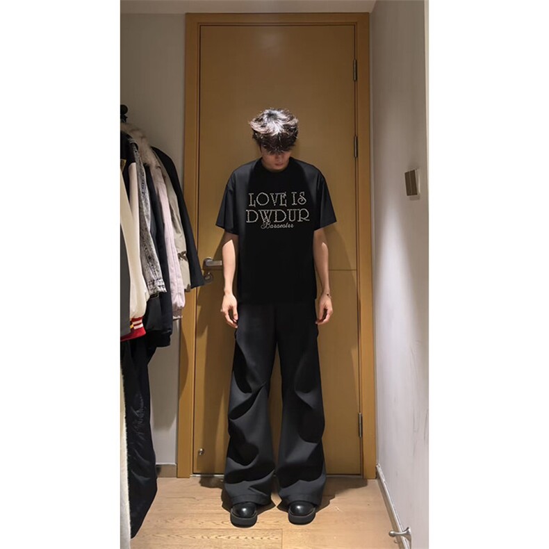 DXW02HH-特P48 cleanfit珍珠短袖t恤男夏季高级感痞帅半袖图片