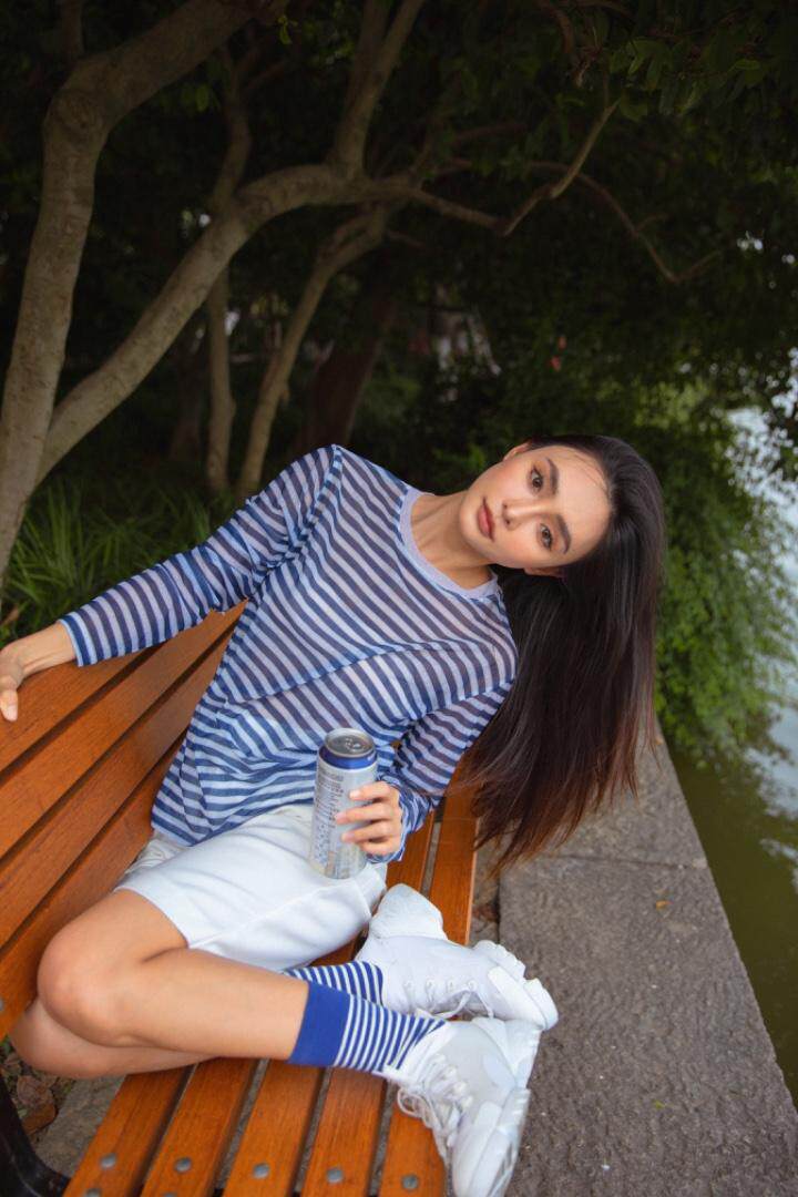 青春活力条纹防晒，其它，是爱 SHI AN