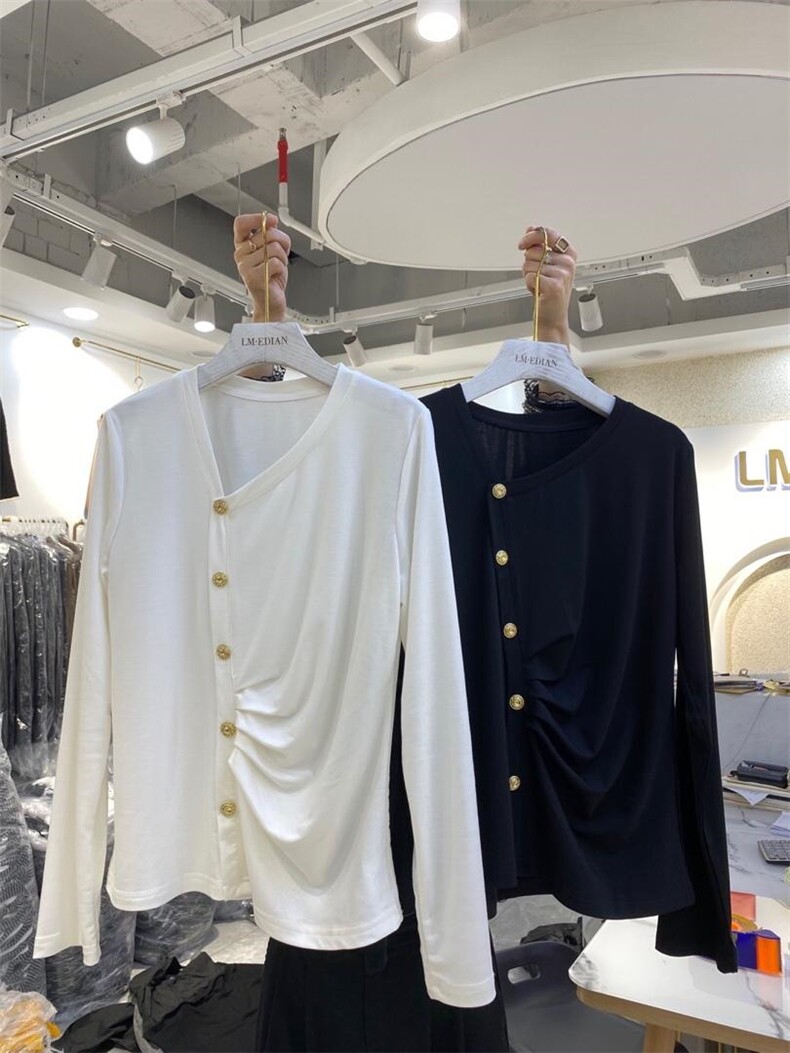 高品质金属扣打皱T，其它，浪漫E点