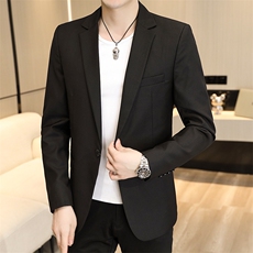 秋季新款帅气休闲韩版时尚潮流修身男士小西服外套7763-P50，男装西服，星座613B