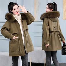 新款冬季外套2025年时尚百搭中长款派克服外套，女装派克服，新感觉