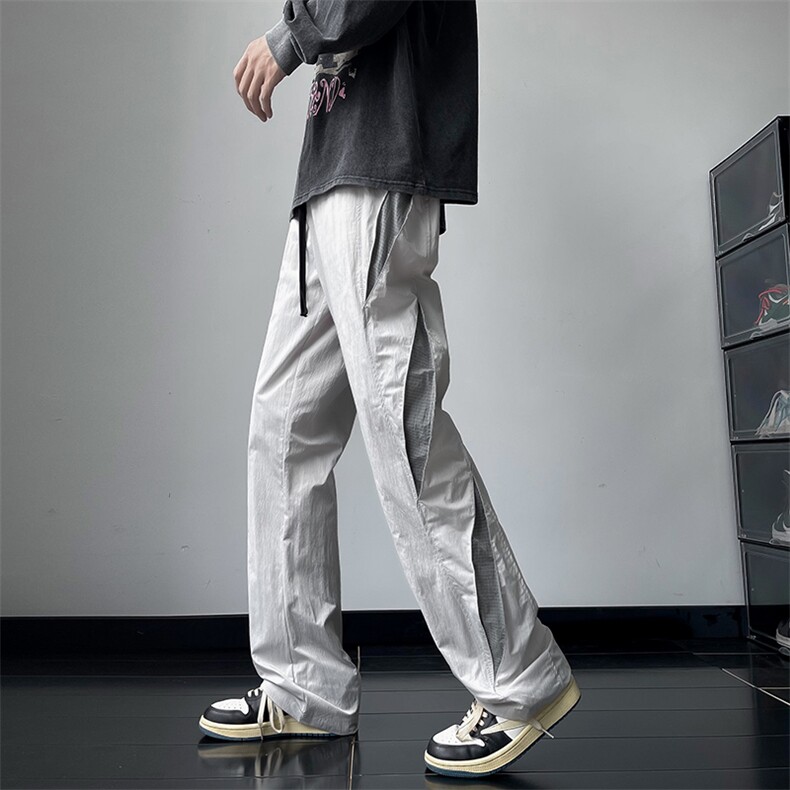 美式ins高街暗黑小众修身百搭喇叭裤休闲牛仔裤K0127-P43,男装休闲裤,星座308B-1