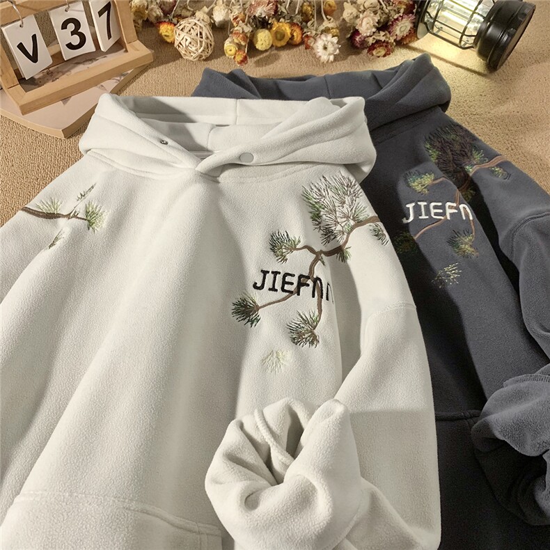 秋冬重磅480G刺绣加厚双面奥利绒高品质连帽卫衣JF66-特P65控98图片