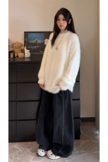 日常百搭舒适感柔软毛衣复古松弛感时髦软糯毛衣HY609TP60，男装针织衫/毛衣，电商A102B