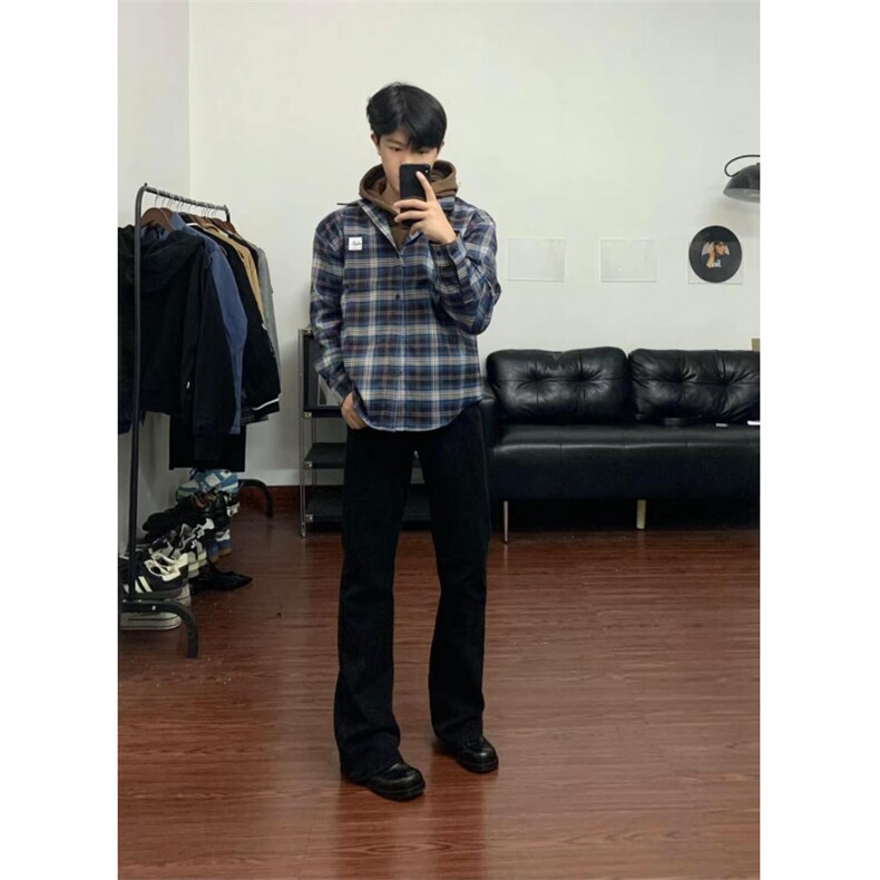 【有货】黑色修身直筒牛仔裤男美式高街cleanfit裤子N083HH-特P32,男装牛仔裤,星座1007（原301D）