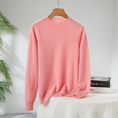 2025年秋季新款百搭女士平面半高双股加厚保暖打底衫，女装羊绒衫，贵皇羊绒四店