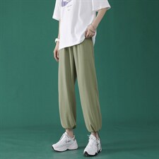 夏季新款休闲束脚百搭长裤2023-特批20，女装休闲裤，星座718-1