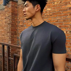 德绒保暖磨毛冬季内搭短袖t恤男，男装T恤，星座506A