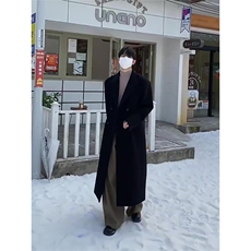 原版高品质~美式cleanfit男士中长款过膝毛呢大衣外套Y983-P125，男装毛呢大衣，星座1004-3