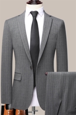 GDN8660四季款新款男士礼服西装修身商务休闲男装西服两件套装，男装西服套装，电商B360