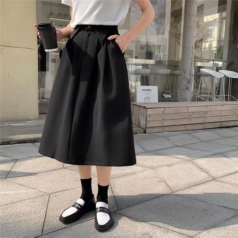 057半裙，女装半身裙，Mokou陌扣