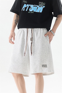 8XL-M 抖音品质特大码 ins潮流亮色休闲短裤印花五分裤DK1521P35图片
