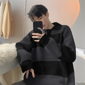 B300P53秋冬新款男女同款宽松毛衣外套男装上衣