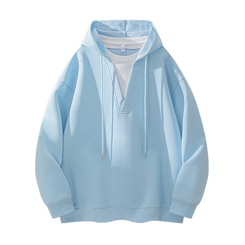 新品撞色卫衣2025秋季时尚百搭款男宽松连帽打底衫潮HH9123,男装T恤,星座1206（原A206）