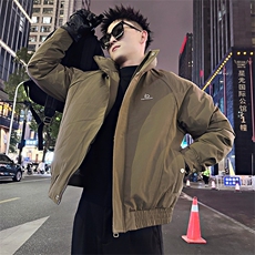 B55/P148控188冬季高级感加厚立领棉服痞帅百搭上衣休闲男装首1，男装棉衣，星座305B
