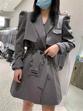 欧洲站欧货潮西装裙2021新款宽松百搭气质，女装西装，南门村口 8090