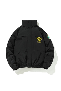 2025冬季美式潮牌立领夹克保暖羽绒服男潮牌休闲宽松羽绒服外套图片