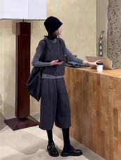 2025年秋季时尚百搭通勤简约休闲马甲，女装马甲，晨旭羊绒