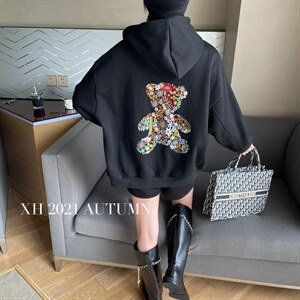 秋季新款连帽刺绣外真图片
