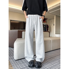 8XL-M春季撞色运动卫裤特大码美式高街直筒阔腿休闲裤KZ1945/P55，男装休闲裤，电商B238