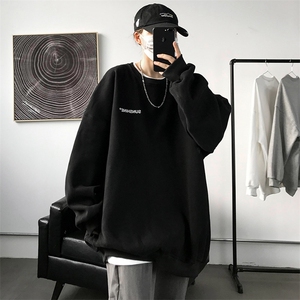 W33 情侣印花圆领秋冬卫衣 常规P28 加绒P38 S-5XL 支持定制图片