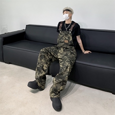 迷彩阔腿裤秋冬新品潮牌个性宽松休闲长裤男B088-P73，男装休闲裤，星座308B-2