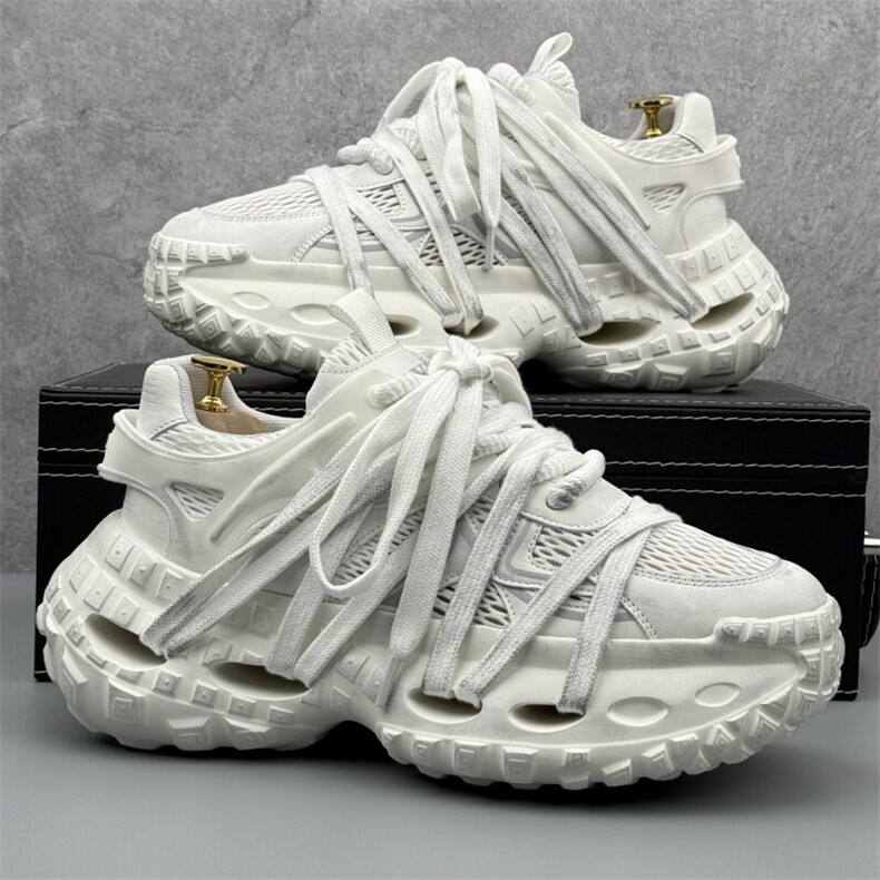 A1118-P255复古做旧老爹鞋男夏季网面透气时尚运动鞋厚底男鞋，男鞋休闲鞋，星座1407-6