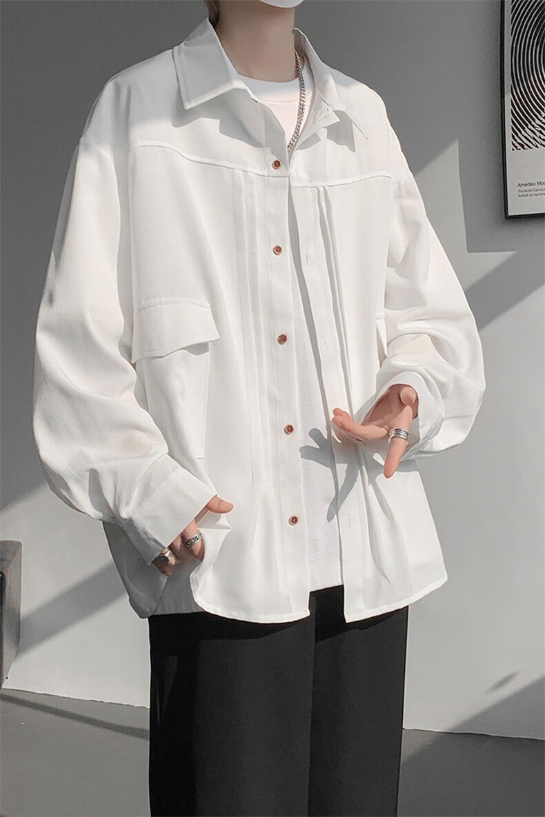 现货CS1123特P32控68高品质男士衬衫长袖宽松百搭大码衬衣,男装衬衫,电商A059