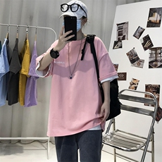 XZ115A-T06200克纯棉男女字母印花大码S-5XL10色T恤衫圆领半袖，男装T恤，星座115A-3