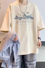 已注册/夏季新款内景时尚百搭短袖T恤男潮宽松打底衫DT00492/P25，男装T恤，电商B316