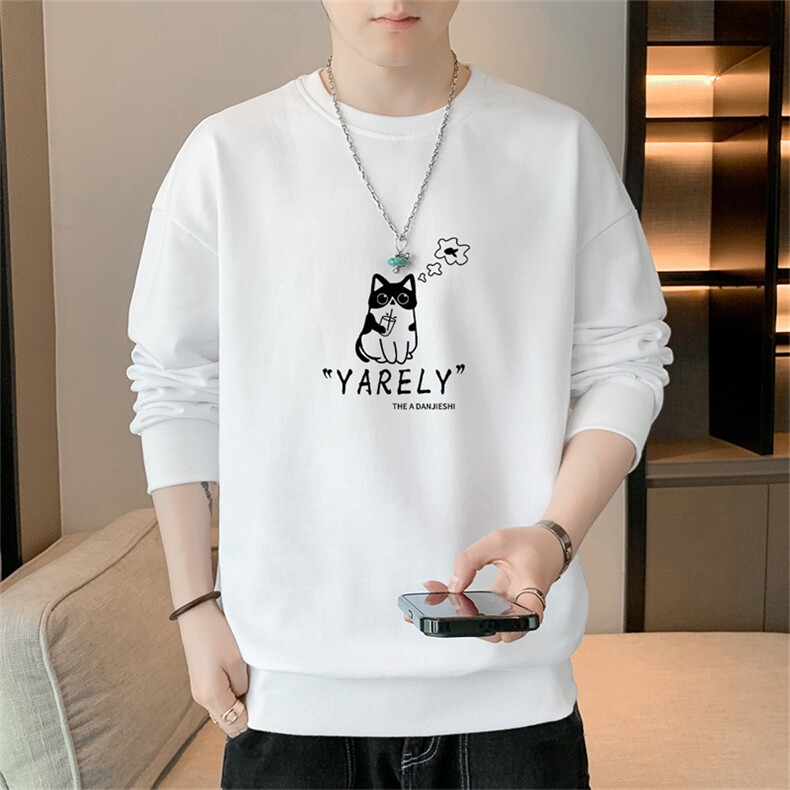 货源现货一件2025秋冬新款男士大码印花卫衣休闲F183,男装卫衣,星座1816-2（原1210–2）