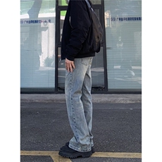 网图美式cleanfit牛仔裤男女潮高街欧美微喇牛仔裤GY9269-P52，男装牛仔裤，星座1001-1