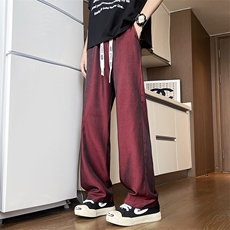 现货批价27YK86001冰丝速干裤子高级感垂感休闲阔腿裤子男夏，男装休闲裤，电商A086-1