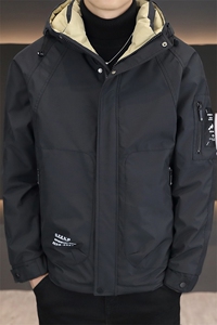 冬季新款白鸭绒户外防寒工装连帽羽绒服外套上衣男1811P170图片