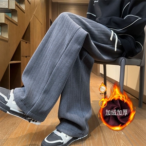 麦穗条加绒休闲长裤M-5XL  特P45图片