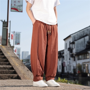 2026夏季新款宽松大码纯色休闲风男装休闲裤K2608，男装休闲裤，电商A008