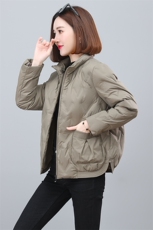 时尚气质休闲短款翻领羽绒服女冬装新款保暖外套，女装羽绒服，依恋蒂丝
